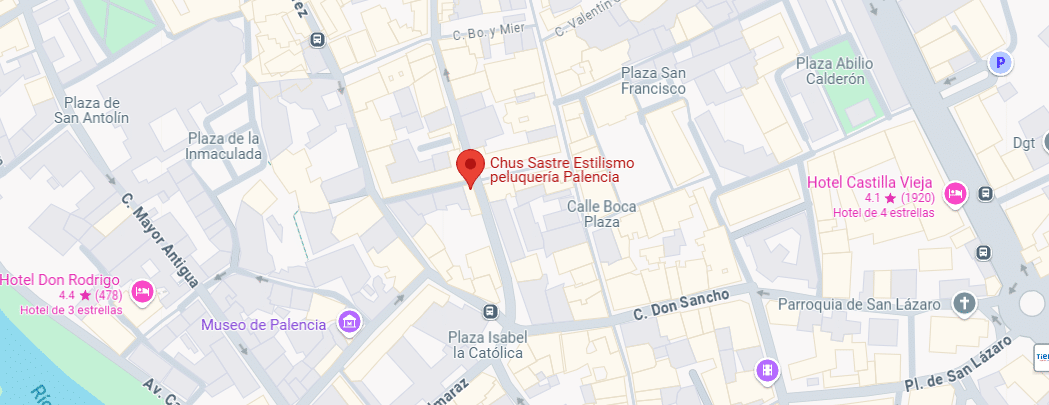 Ubicación peluquería en palencia