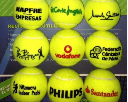 pelota tenis padel personalizada